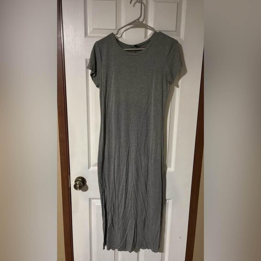 Express Heather Gray Maxi Dress